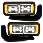 Full LED Dual Projector Headlights for Peterbilt 379 357 359 389