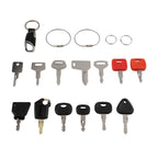 13PCS Ignition Key Set for Heavy Equipment Tractors Excavators