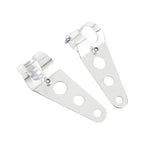 Fork Headlamp Holder Adapter for Motorcycle (34mm-42mm) Chrome