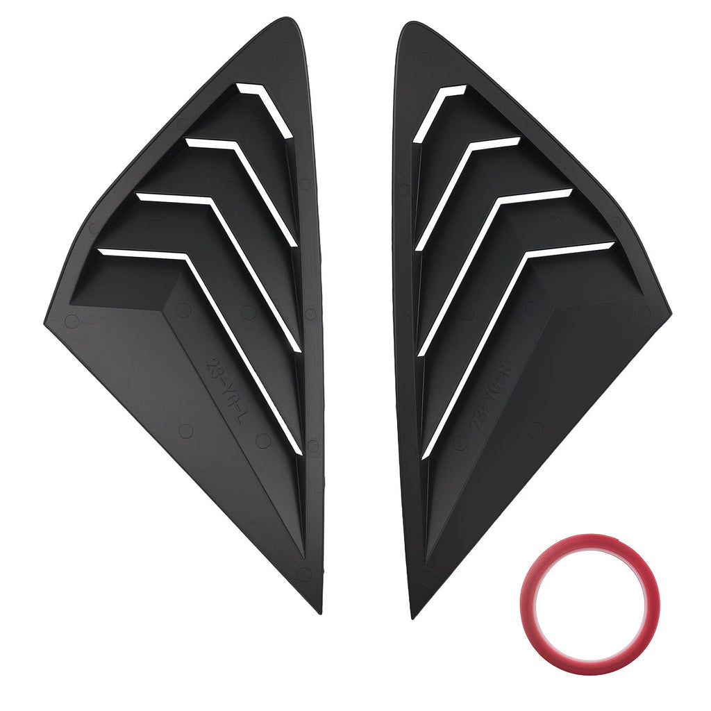 ABS Side Window Louvers for Honda Accord (2023-2025) Gloss Black