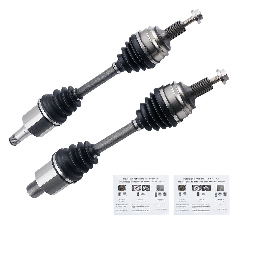 Front CV Axle Pair for Mercedes-Benz C300 C400 (2015–2017) L4 V6