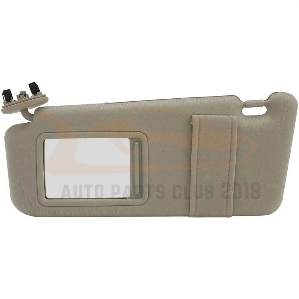 Sun Visor Pair for Toyota Camry (2006-2011) Beige Cloth