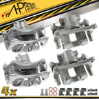 Set of 4 Disc Brake Calipers for Jeep Compass Patriot (2007–2017)