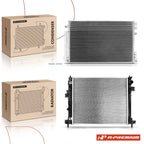 2X Radiator & AC Condenser Cooling Kit for Ford Focus (2013–2015)