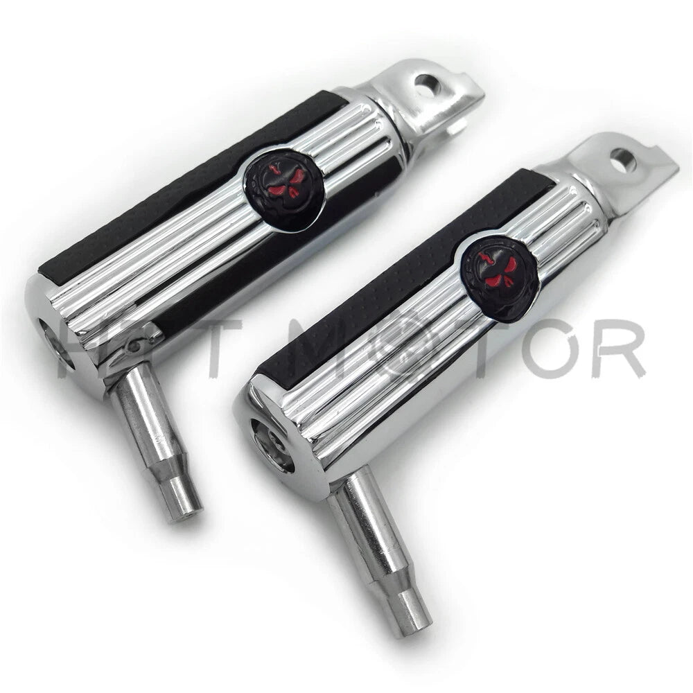 Chrome Footpegs for Harley Breakout FXBR 114 FXBRS (2018–2019)