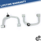 Set of 2 Front Upper Control Arms for Ford F-150 (2009–2022) 4WD 2-4" Lift