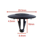 15x Hood Insulation Retainer Nylon Clips Fastener for Toyota