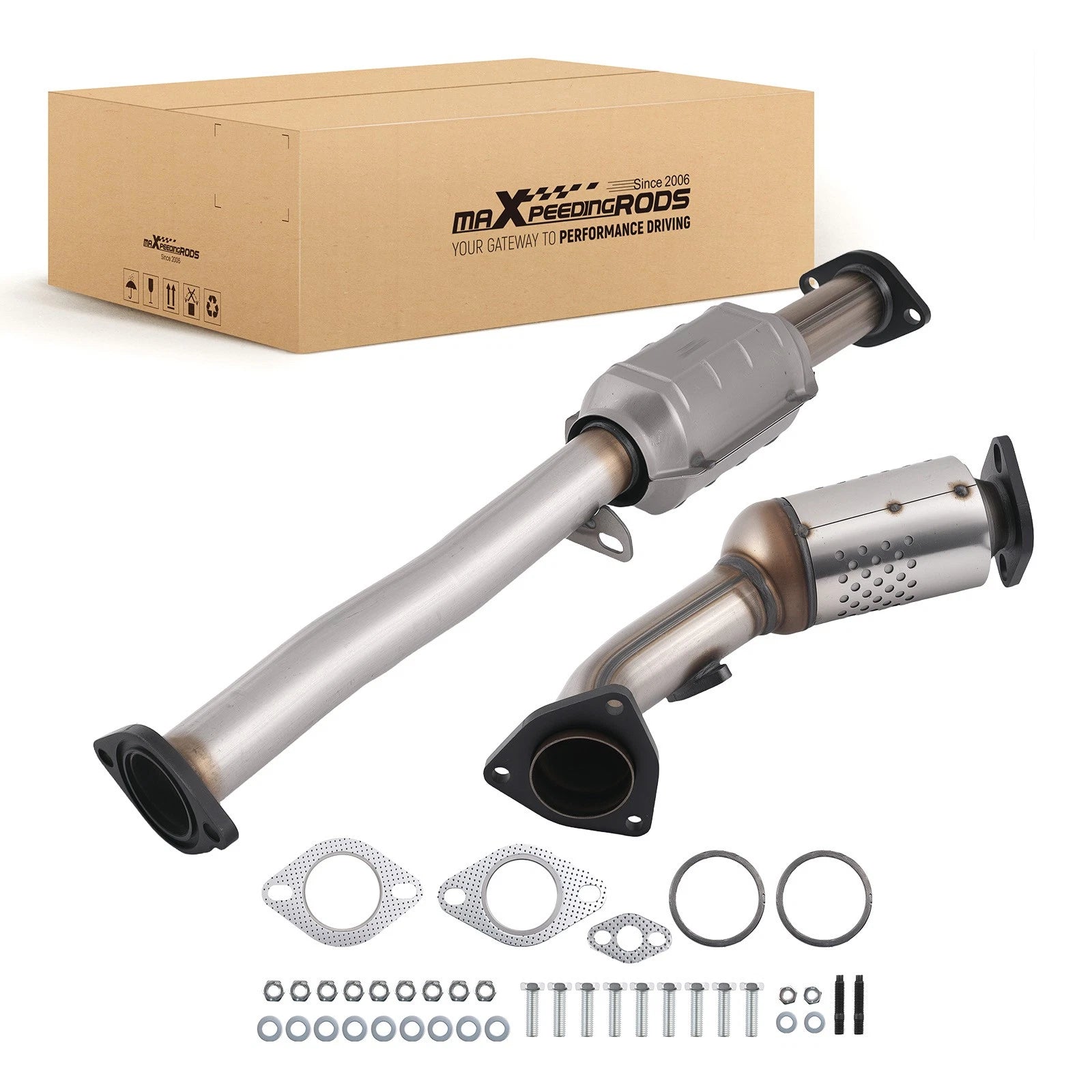 Front & Rear Catalytic Converter for Toyota Tacoma 3.4L (2000–2004)