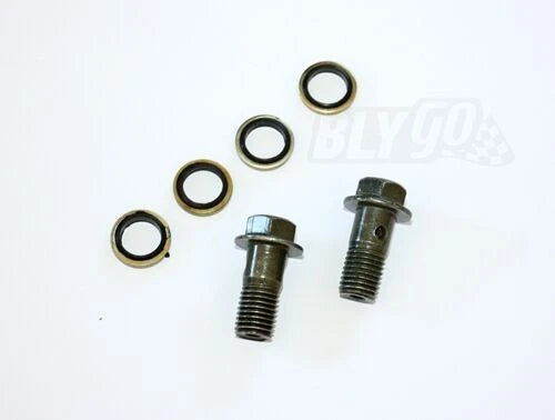 2X 8mm 20mm Hydraulic Brake Banjo Bolt for 70cc 110cc 125cc PIT QUAD DIRT BIKE ATV