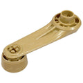 Window Crank Handle / Front-Rear / Brown for Toyota Hilux 65-67 Series (1983–1988)