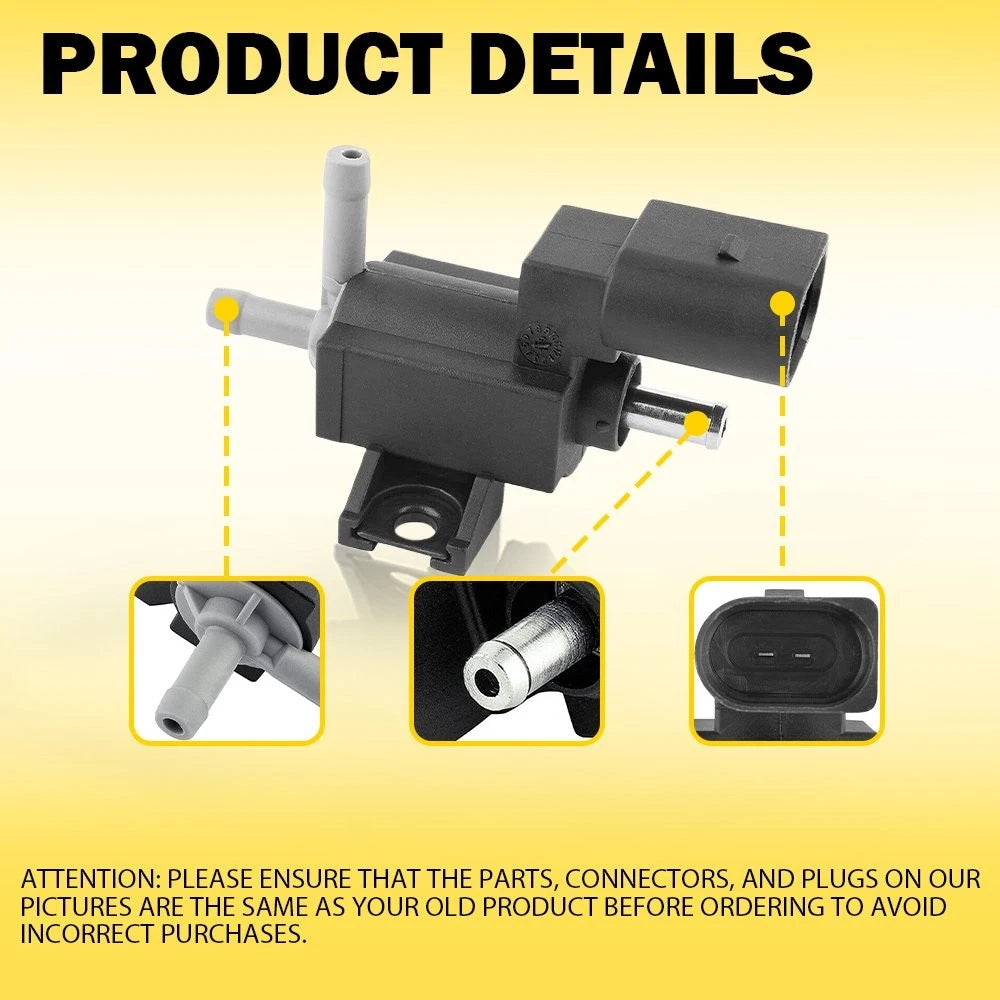 Turbocharger Valve for VW Cc Executive (2014–2015) 12-15 Highline/Sport/Sportline