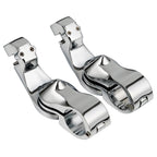 1-1/4" Short Angle Highway Pegs Mount Kit for Harley Touring Electra Glide (2014–2023)