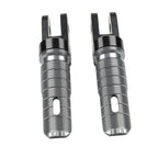 Grey Front Footrest Pegs for BMW R Nine T, F900R, F900XR (2020-2023)