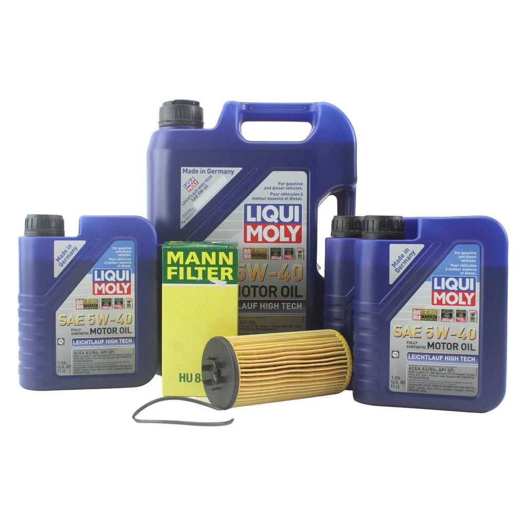 Oil Change Kit for Audi V8 4.2L (2003–2008) - 8L Liqui Moly 5W-40