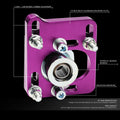 Adjustable Camber Caster Plates for Ford Mustang (1994–2004) - Purple