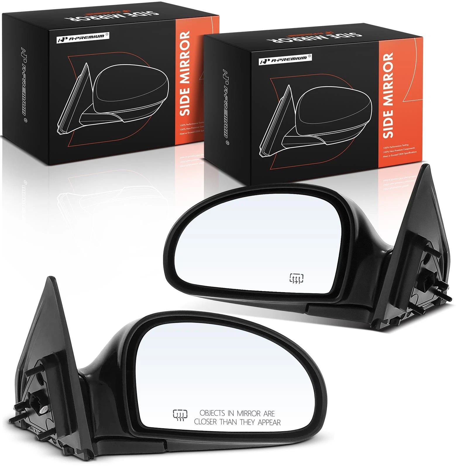 Pair Power Adjust Mirrors for Kia Spectra (2004–2009)