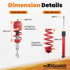 Coilover Suspension Kit for Audi A4 B6 B7 (2001-2008)