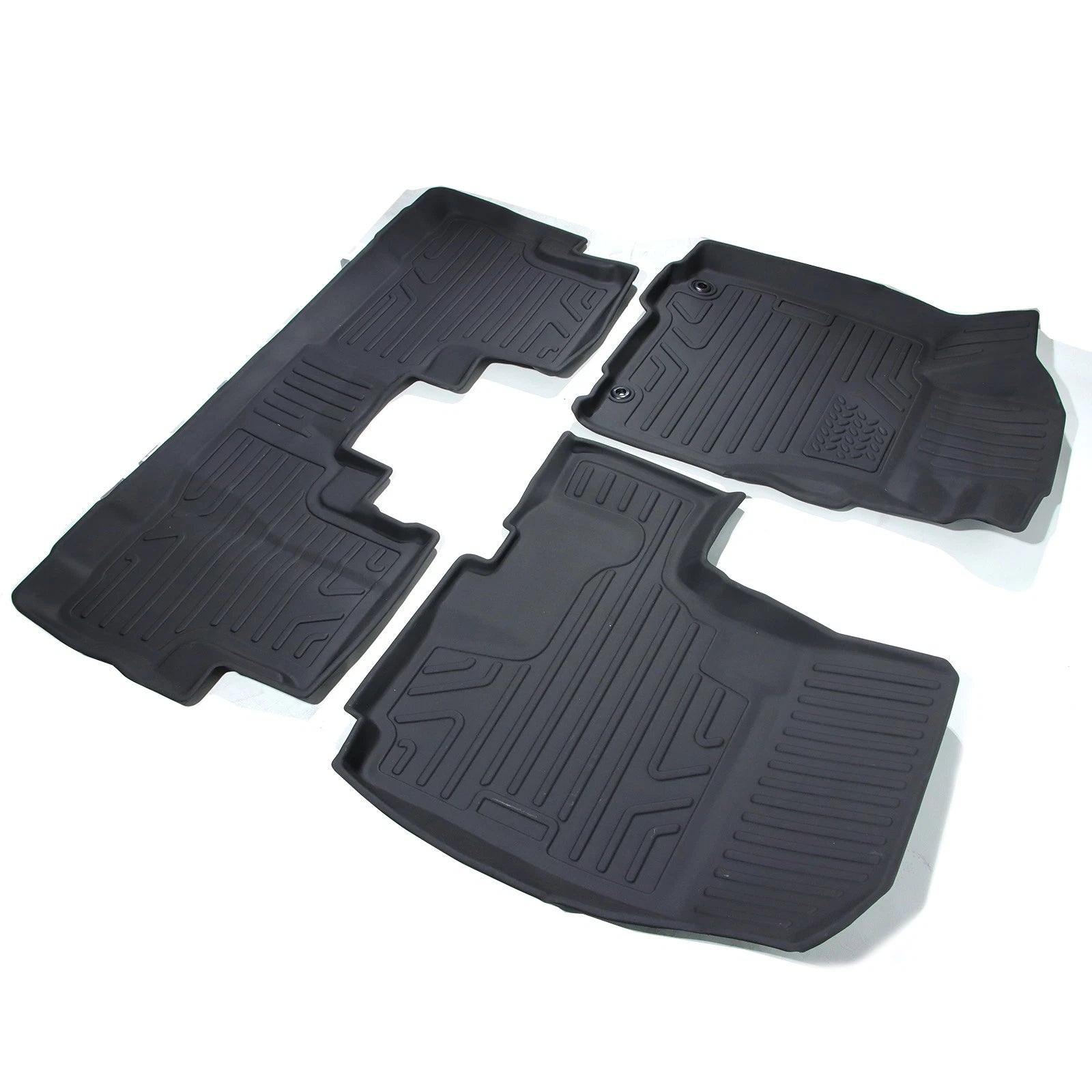 Set of 3 TPE Rubber All Weather Floor Mats for Honda CR-V (2007–2011)
