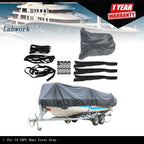 Waterproof Boat Cover for V-Hull 14-16Ft (Fits Most Models)