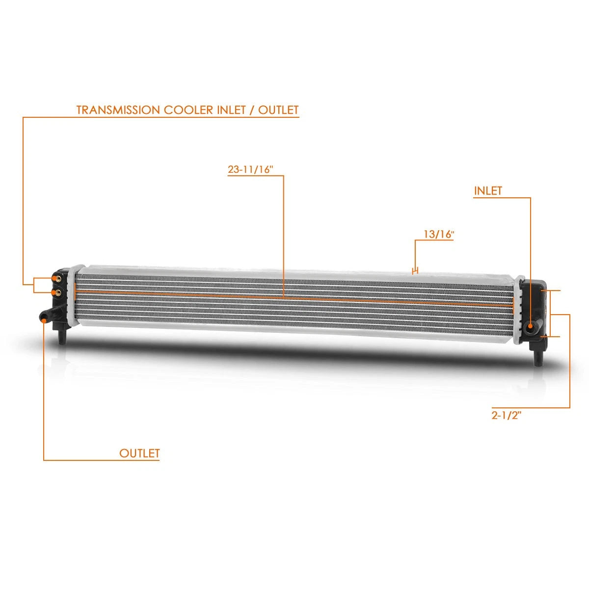 Aluminum Cooling Radiator DPI-13124 for Toyota Prius (2010–2015)