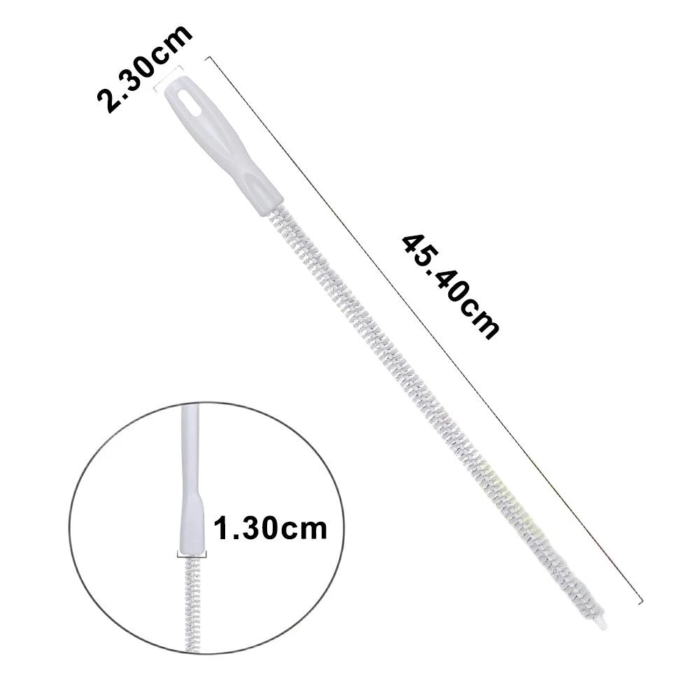 Set of 4 Drain Maintenance Tools for Clog Removal (Flexible Brushes)
