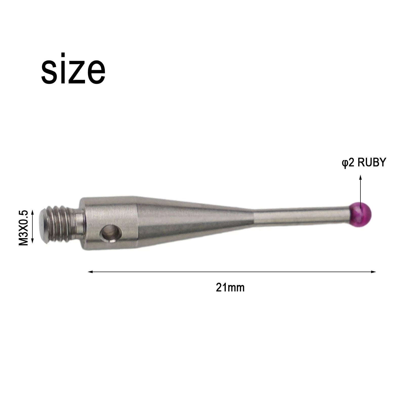 CMM Stylus Replacement Probe for CMM Machines (1 pcs) Stainless Steel