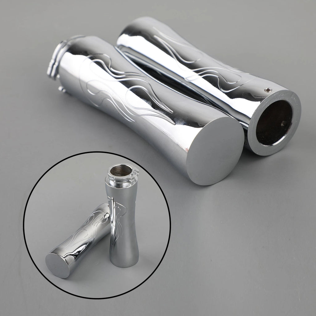 Chrome 1" Handlebar Grip for Honda Shadow VLX 600 750 Spirit VTX 1300 1800