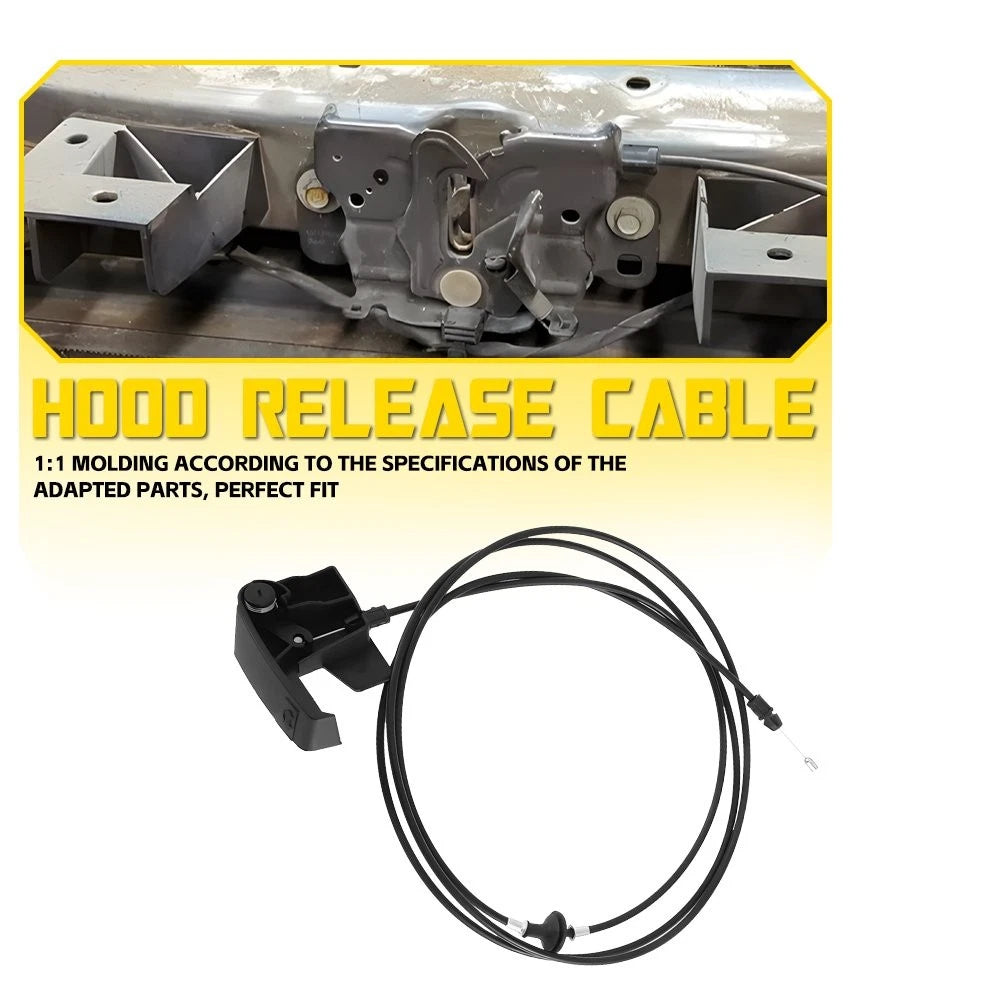 Hood Release Cable w/ Handle for Chevrolet Suburban 3500 HD Yukon GMC