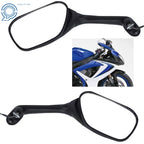 Black Rear View Mirrors with Turn Signals for Suzuki GSXR600 GSXR750 (2005–2016)