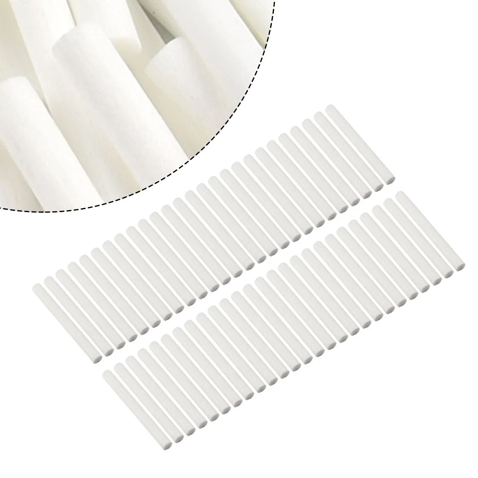 50-Piece Car Humidifier Diffuser Filter Sponges Refill-Sticks