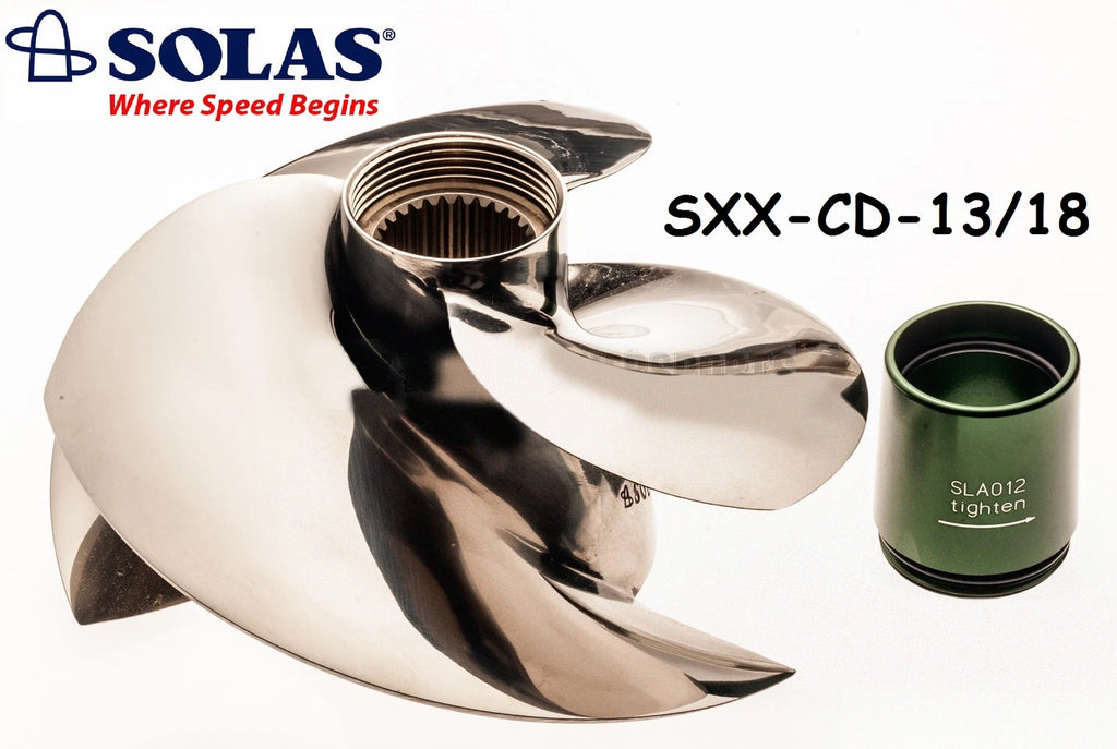 Solas Impeller SXX-CD-13/18 for Sea Doo 4-Tec 300 HP RXPX RXTX GTX (2016–2025)
