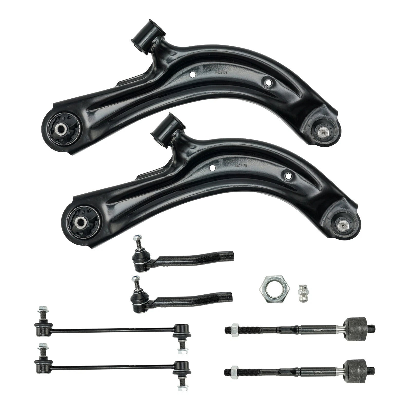 10x Front Lower Control Arm Ball Joints Sway Bar for 2013-2019 Nissan Sentra