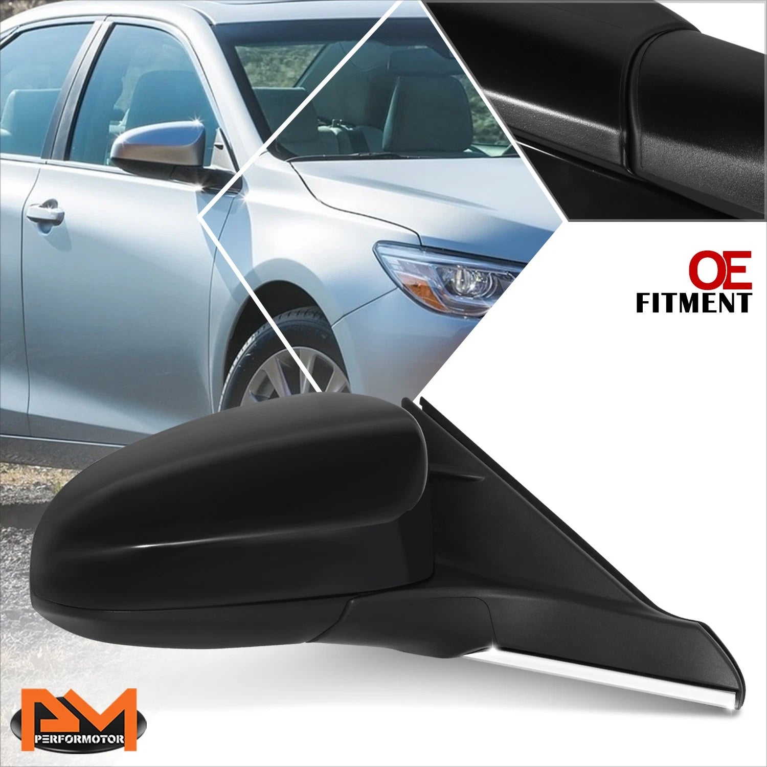 Power Heated Blind Spot Side View Mirror Right RH for Toyota Camry (2015)