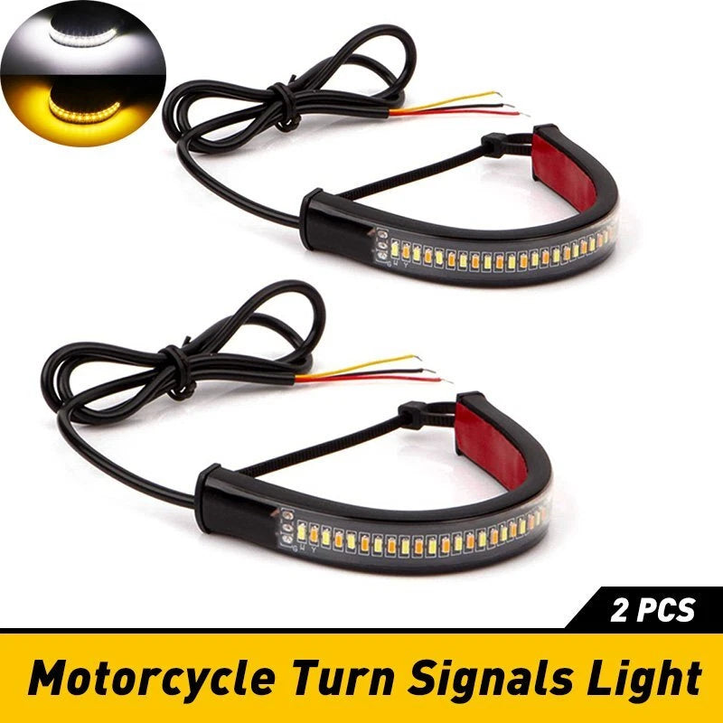 LED Fork Turn Signal Indicators for Motorcycle