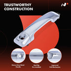 Front Left Pro All Metal Exterior Door Handle for Toyota (2007–2021)
