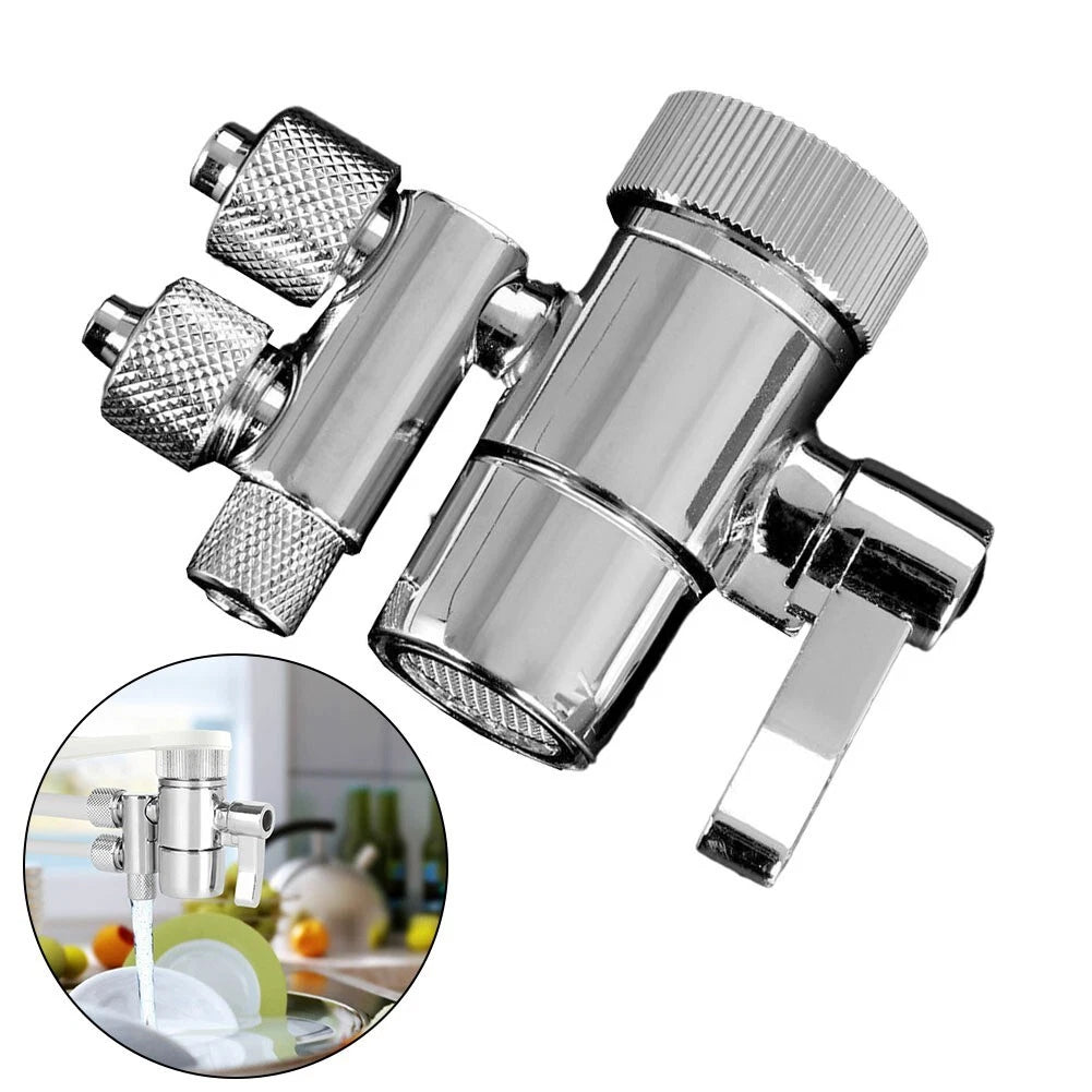 Brass Diverter Valve for eSpring Filter (2-Way Flow)