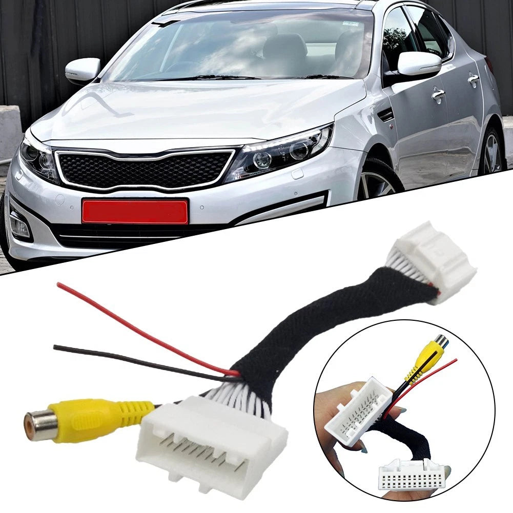 24 Pin RCA Car Camera Connector for Hyundai Kia (Fitment)