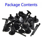 50pcs Plastic Blind Rivets 6mm for Wheel Arches Side Skirts Sills Bumpers