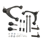 Set of 10 Front Upper Control Arms Tie Rods for Yukon Silverado Sierra 1500 (2014–2019)