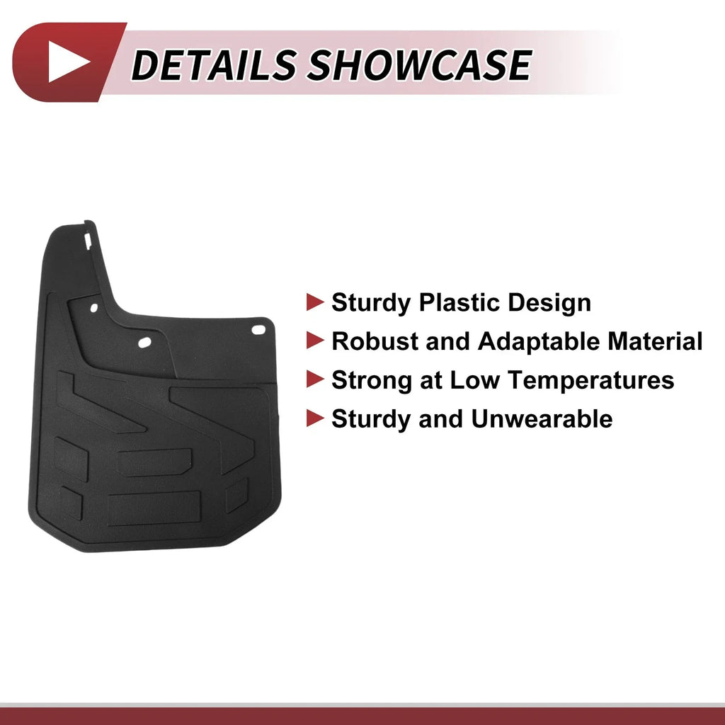 Mud Flaps Splash Guards 1 Set for Chevrolet Colorado (2023-2024)