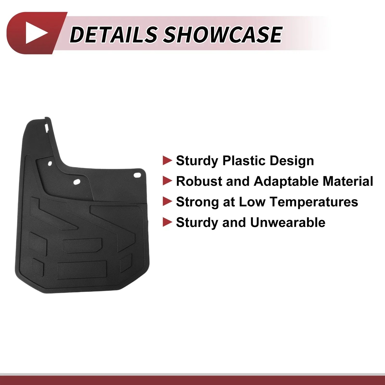 Mud Flaps Splash Guards 1 Set for Chevrolet Colorado (2023-2024)