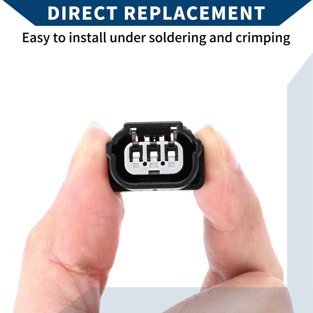 3Pin Fog Light Assembly Connector Plug for Honda Acura 