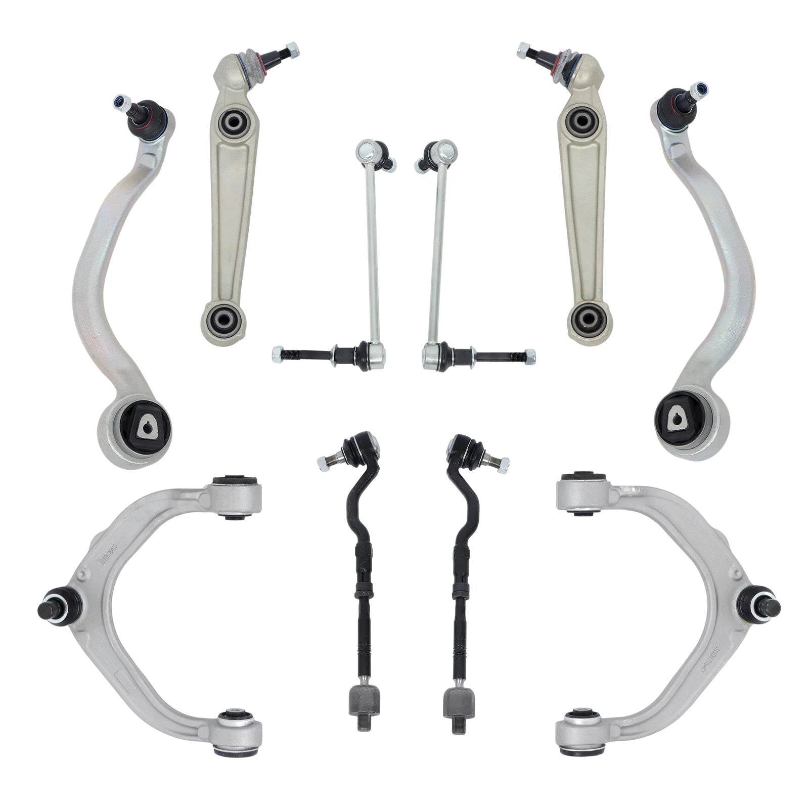 Set of 10 Front Control Arm & Tie Rod End Kit for BMW X5 E70 (2007-2013)