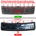 Carbon Fiber Look Trunk Decklid Panel Trim Cover for Ford Mustang (2015–2023)