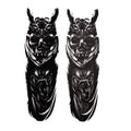 Front Fork Skull Decal Medallion Stickers for Harley Yamaha