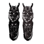 Front Fork Skull Decal Medallion Stickers for Harley Yamaha