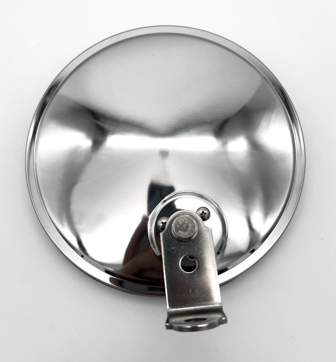 Stainless Round Convex Mirror with Offset Mount Stud for Trucks (2000–2025)