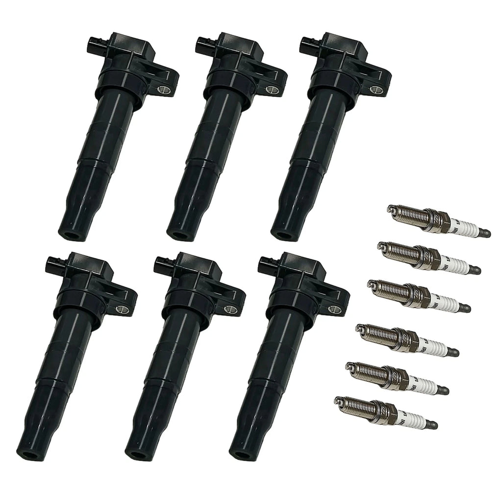 6X Ignition Coils & Iridium Spark Plugs for Hyundai Santa Fe (2013–2018)