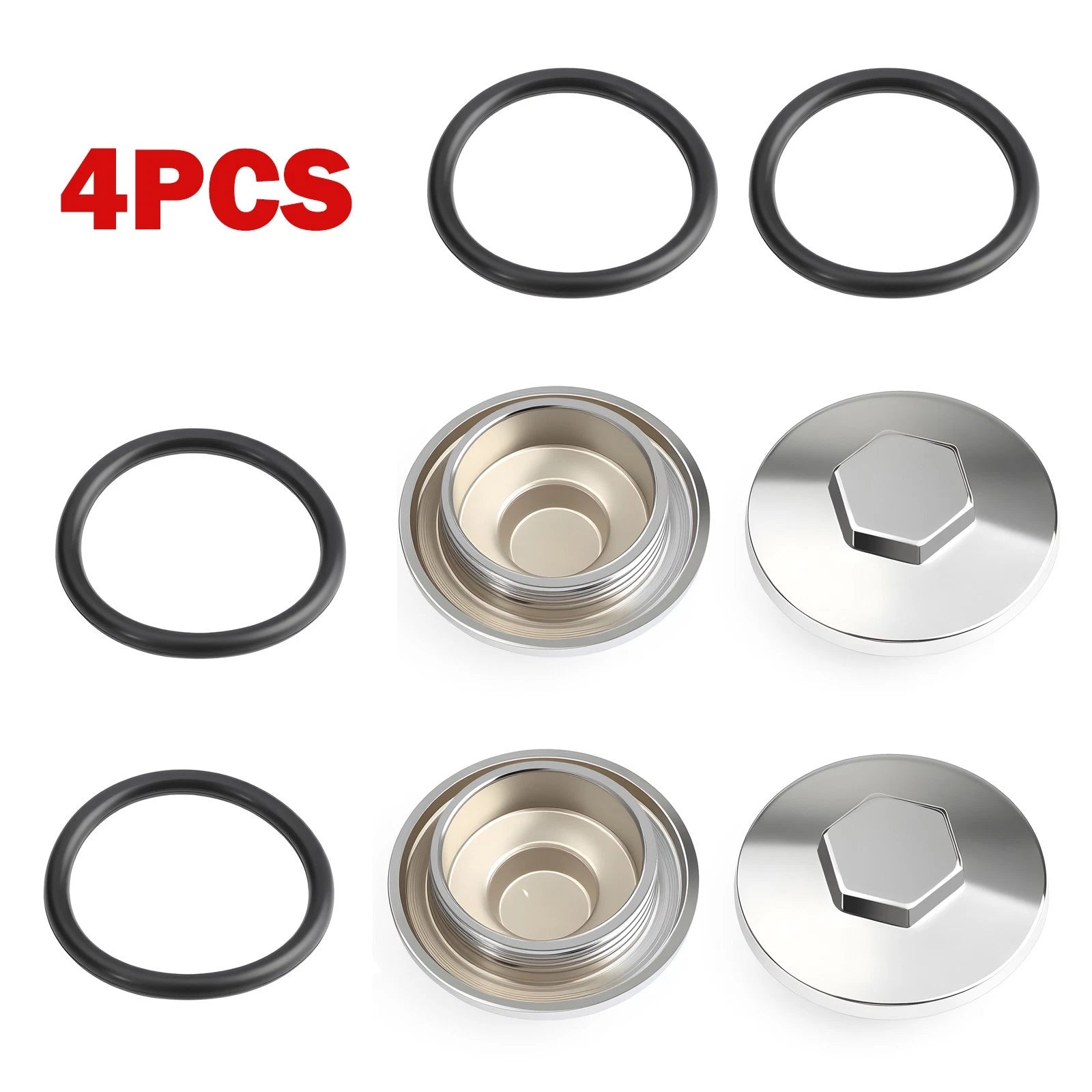 Engine Valve Tappet Adjustment Cover Cap O-Ring for Honda (1990-2000)