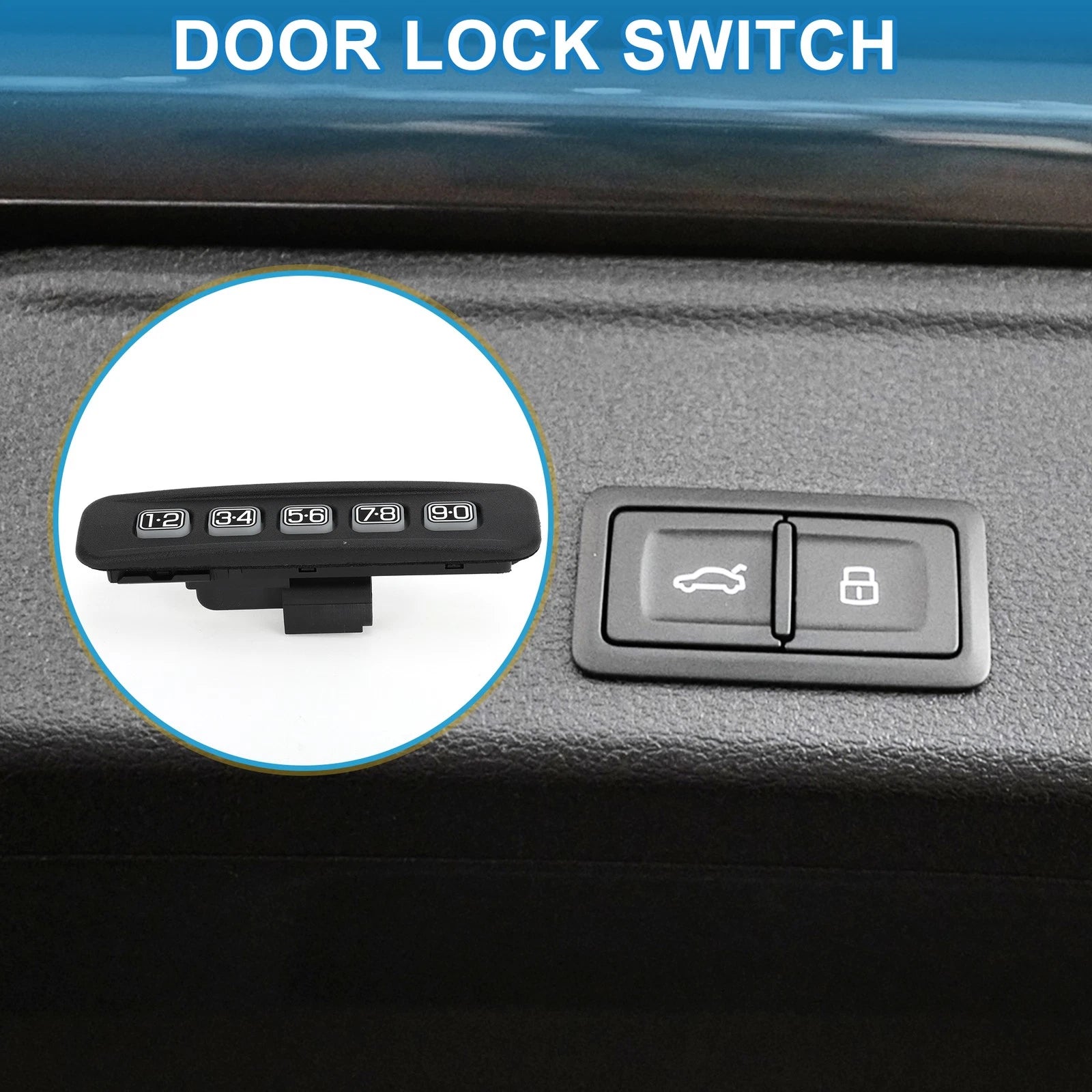 Car Door Lock Switch No.8L8Z14A626AA for Ford Crown Victoria (2001–2011) Black